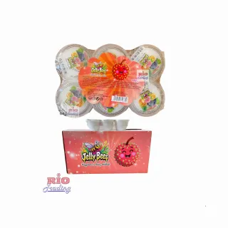 JELLYBEES-LYCHEE JELLY W/NATA DI COCO 92G X 6CUP
