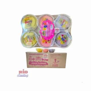 JELLYBEES-PUDDING CUP 80G X 6CUP TRAY