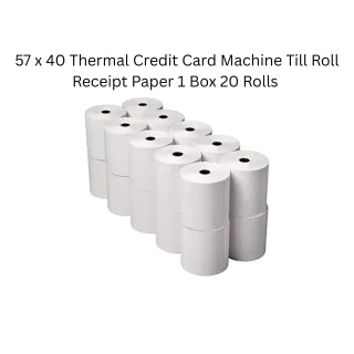 57×40 mm Thermal Paper Till Rolls for card machine