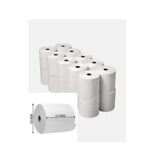 57x50MM THERMAL TILL ROLLS  20ROLLS/1BOX