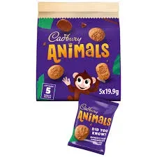 Cadbury mini animal biscuits