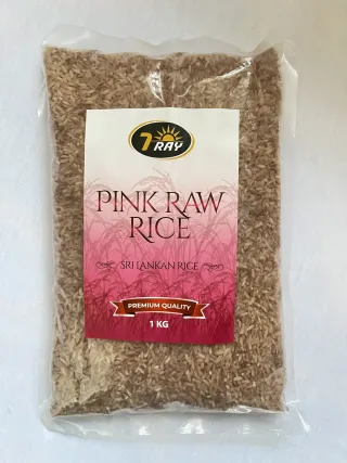 7Ray-Pink Raw RICE 1KG
