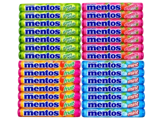 Mentos Mint/Fruit/Starwbery/Greenapple (40pcs/box)