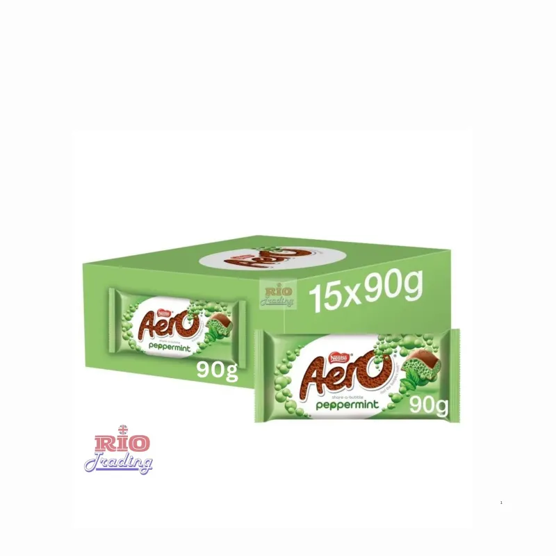 Aero Peppermint Mint Chocolate Bar, 90g