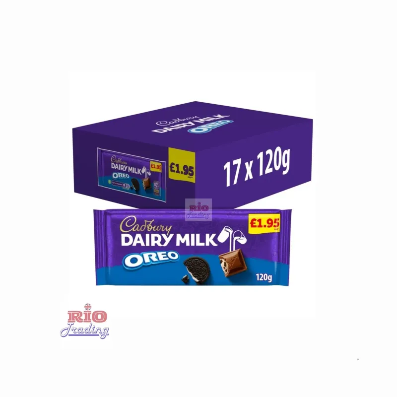 Cadbury D/M OREO Chocolate Bar 120g