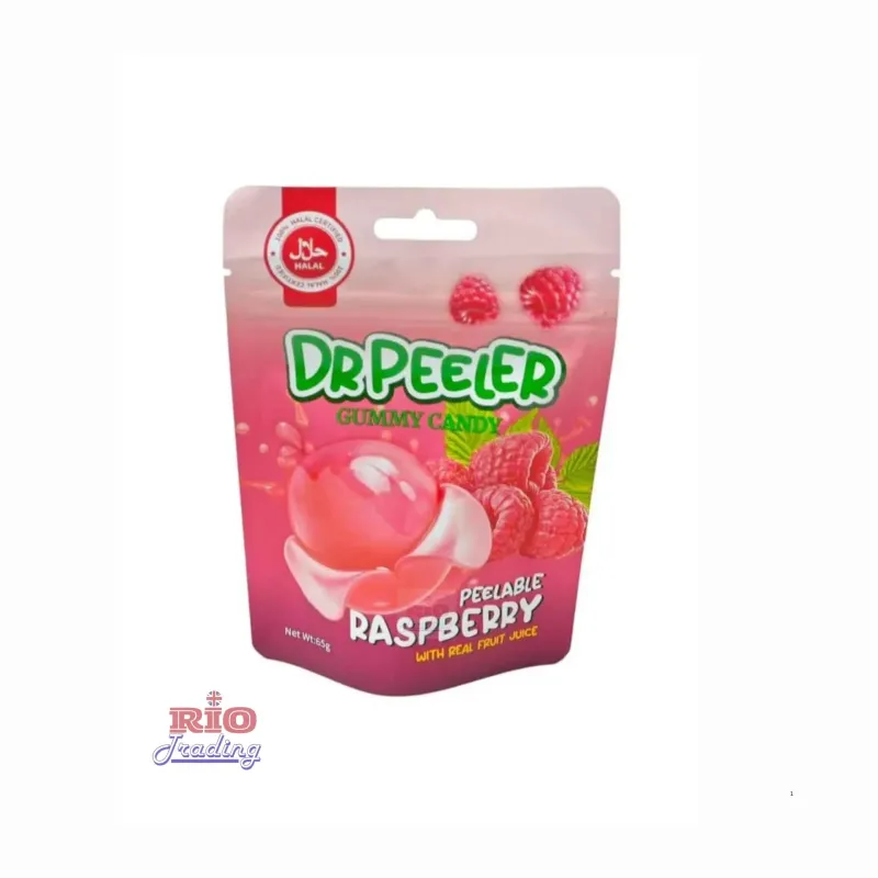 DR PEELER RASPBERRY GUMMY CANDY 65G