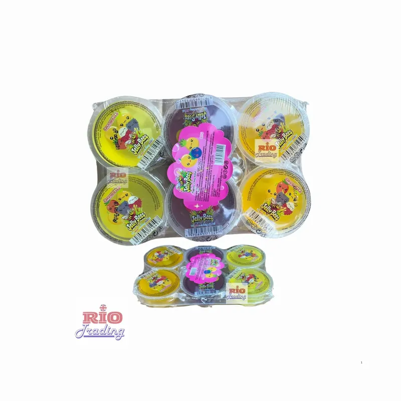 JELLYBEES-JELLY CUP 80G X 6CUP TRAY