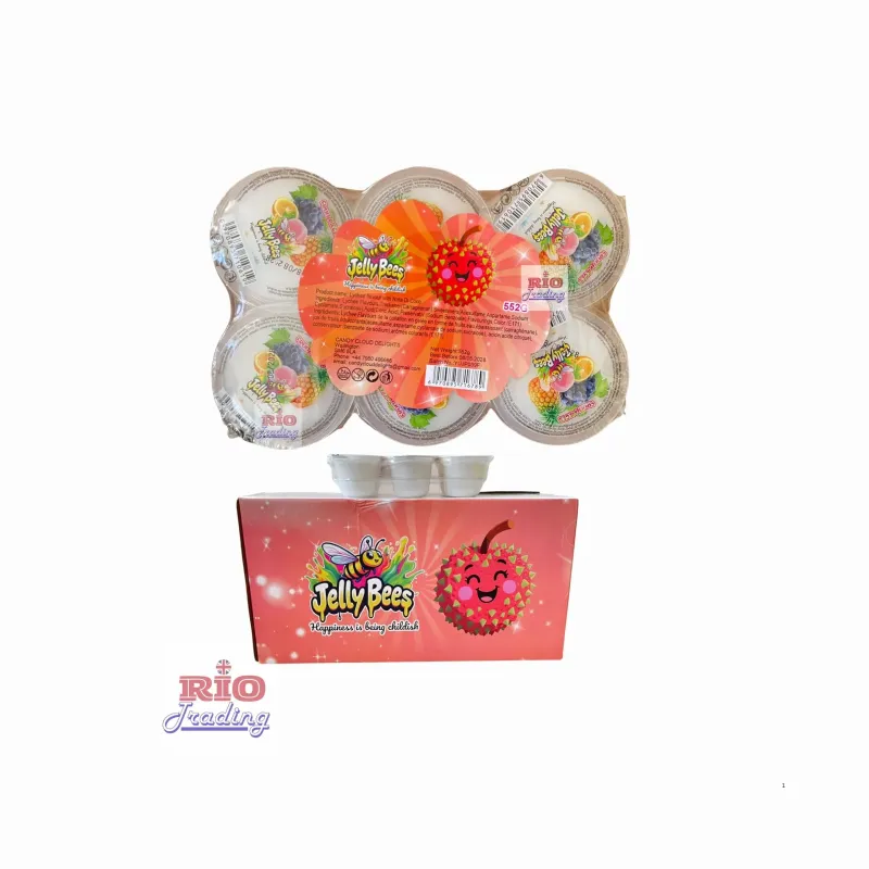 JELLYBEES-LYCHEE JELLY W/NATA DI COCO 92G X 6CUP
