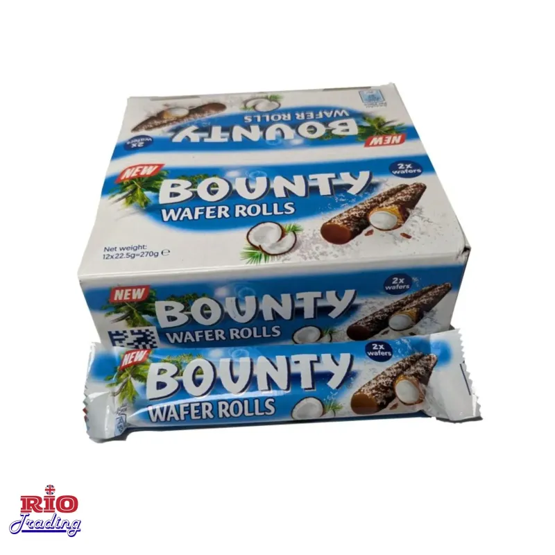 BOUNTY WAFER ROLLS BOX 22.5GX12